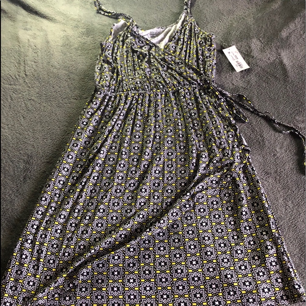 Jcpenny’s  a.n.a Surfboard yellow summer dress.